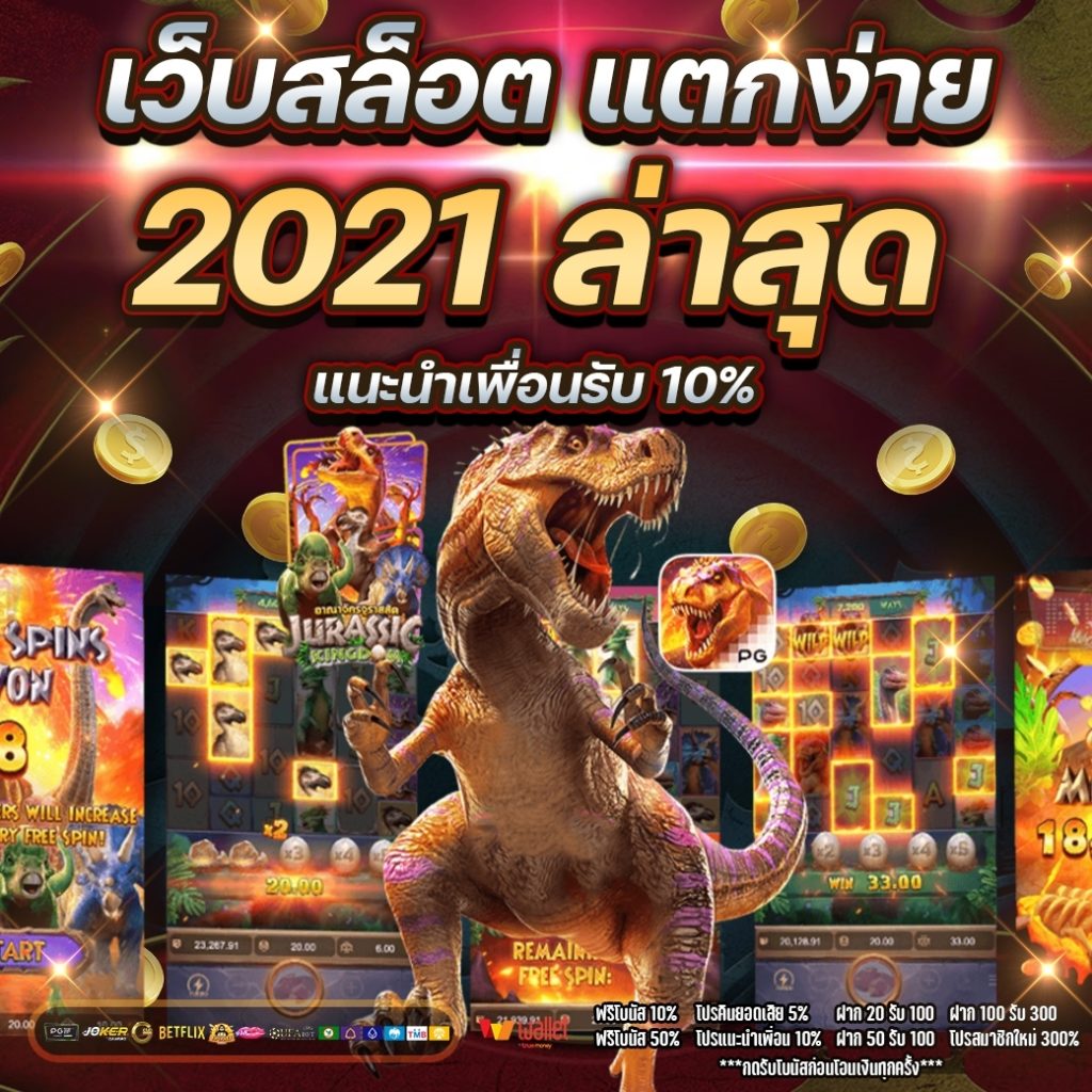 เว็บสล็อต แตกง่าย 2021 ล่าสุด 